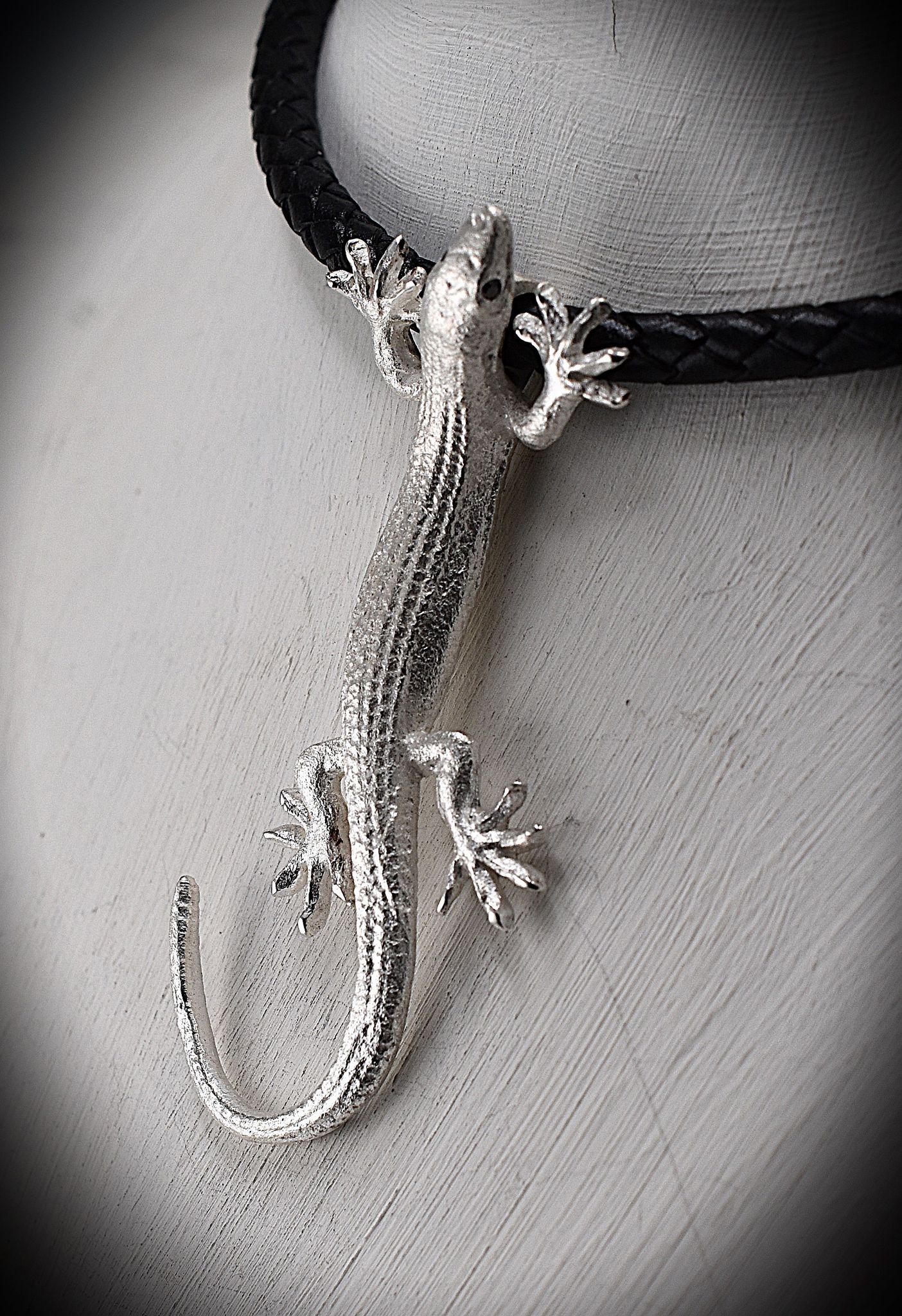 Lizard-necklace 925er (Silver)